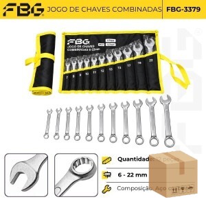 FBG-M 3379 JOGO CHAVE COMBINADA