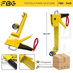 FBG-M 3431 PISTOLA P/ APLICAÇÃO DE SILICONE