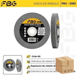 FBG-M 3383 DISCO REBOLO P/ESMERIL