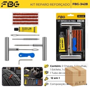 FBG-M 3428 CONJUNTO P/REPARO PNEUS REFORÇADO