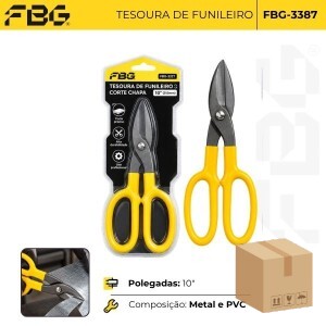 FBG-M 3387 TESOURA CORTA CHAPA 